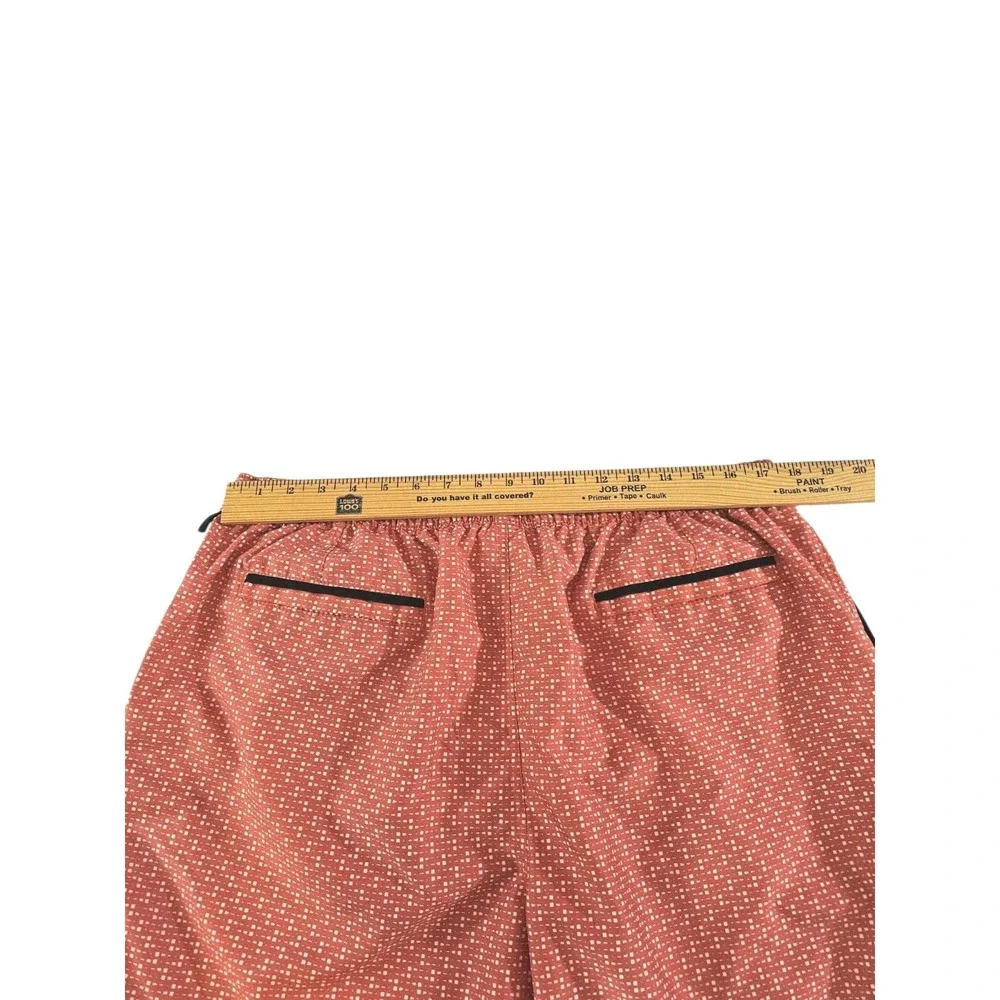 Original Penguin  By Munsing Wear Lined Orange Polka‎ Dot XL Swim Trunks Shorts